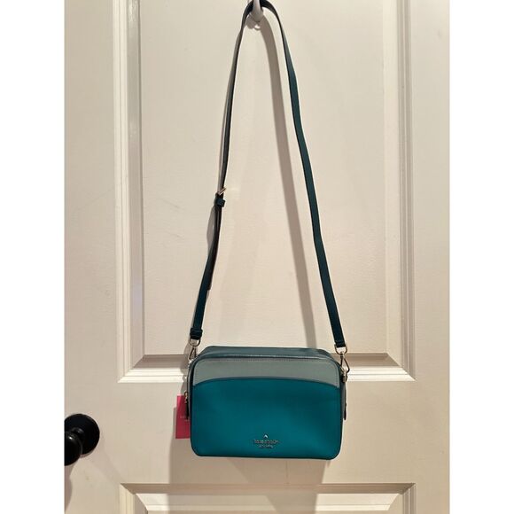 NEW Kate Spade New York Lauryn Color-block Camera Crossbody Bag - Picture 8 of 16